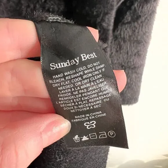 Aritzia Sunday Best Montgomery Long Sleeve Dress Size S - Picture 6 of 6